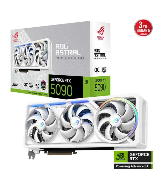 ASUS ROG-ASTRAL-RTX5090-O32G-WHITE  512BİT VGA