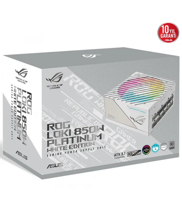 ASUS ROG LOKI SFX-L 850W PLATINUM BEYAZ PSU