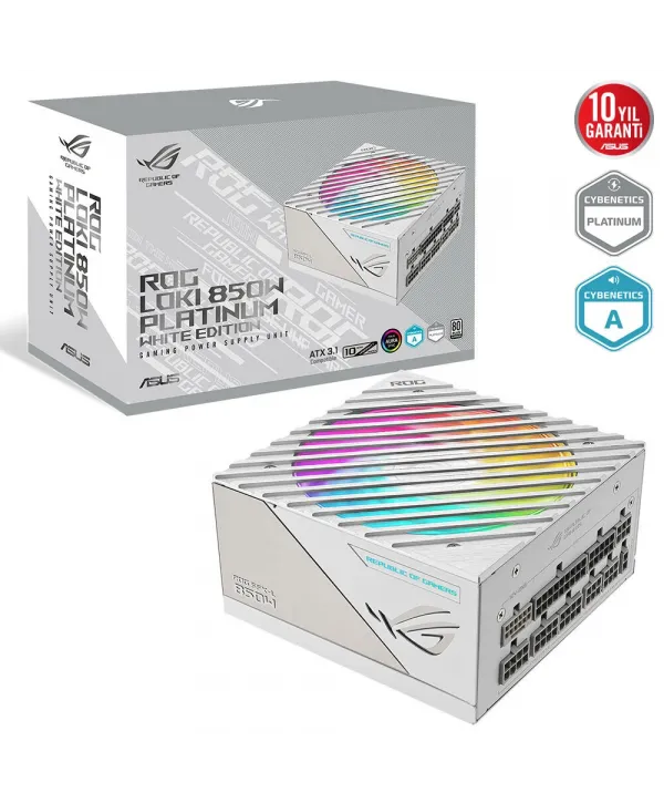 ASUS ROG LOKI SFX-L 850W PLATINUM BEYAZ PSU