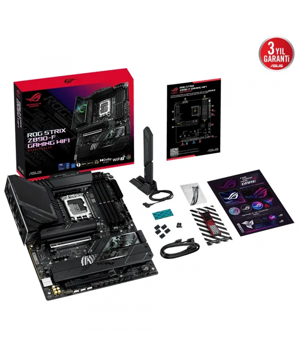 ASUS ROG STRIX Z890-F GAMING WIFI DDR5 5XM2 USB3.2 RGB LAN ATX