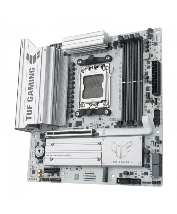 ASUS TUF GAMING B850M-PLUS WIFI7 AMD ANAKART BEYAZ