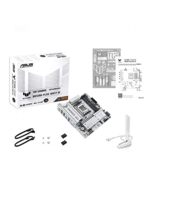 ASUS TUF GAMING B850M-PLUS WIFI7 AMD ANAKART BEYAZ