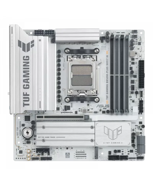 ASUS TUF GAMING B850M-PLUS WIFI7 AMD ANAKART BEYAZ
