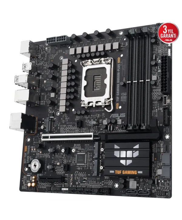 ASUS TUF GAMING B860M-PLUS 1851 SOKET DDR5 DP HDMI MATX ANAKART