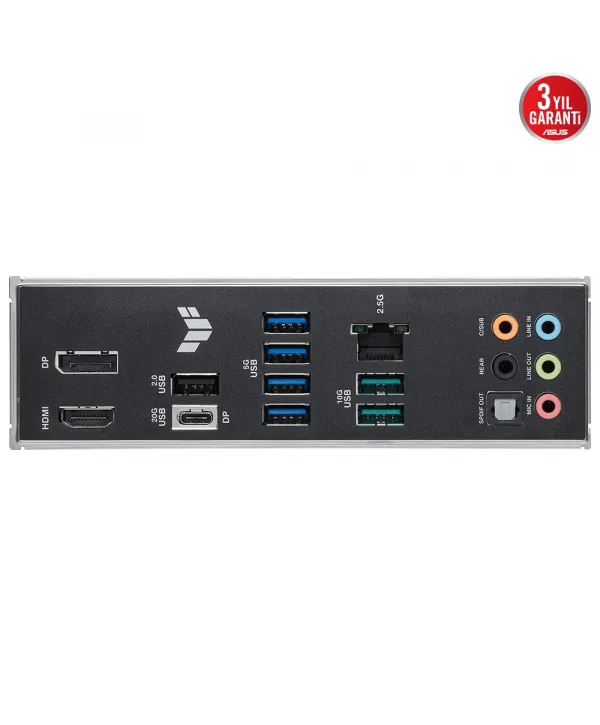 ASUS TUF GAMING B860M-PLUS 1851 SOKET DDR5 DP HDMI MATX ANAKART