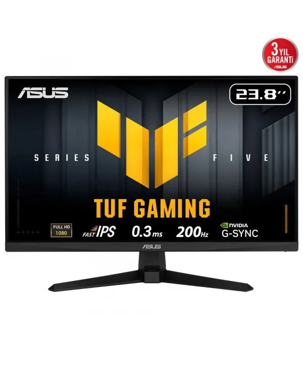 23.8 ASUS TUF GAMING VG249Q5A 0.3MS 200HZ GAMING AI ELMB SYNC FHD FAST IPS