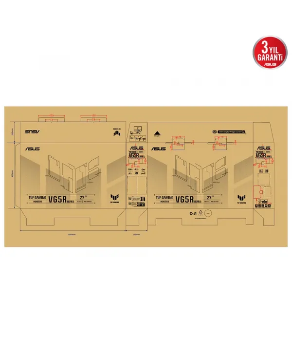 27 ASUS TUF GAMING VG279Q5R 0.3MS 200HZ FLICKER FREE FAST IPS GAMING