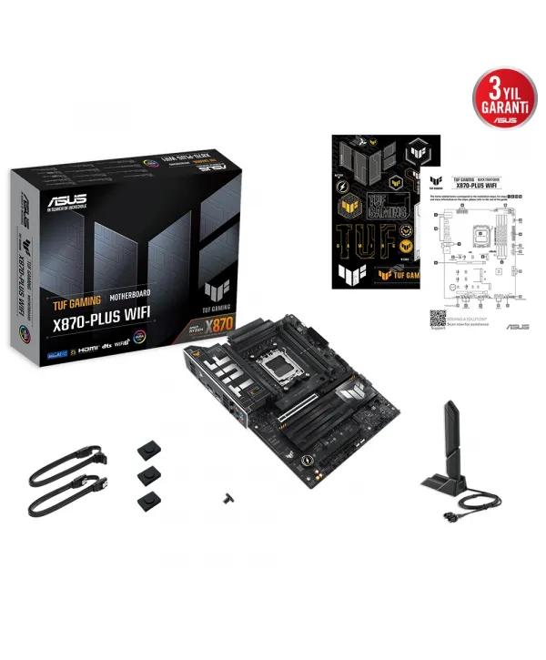 ASUS TUF GAMING X870-PLUS WIFI AMD AM5 DDR5 ATX