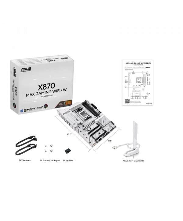 ASUS X870 MAX GAMING WIFI7 AMD AM5 DDR5 ANAKART