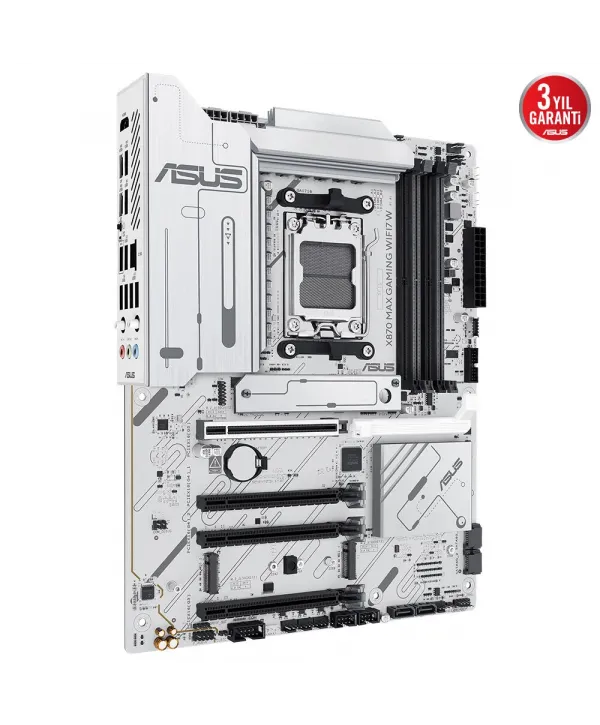 ASUS X870 MAX GAMING WIFI 7  AMD ANAKART BEYAZ