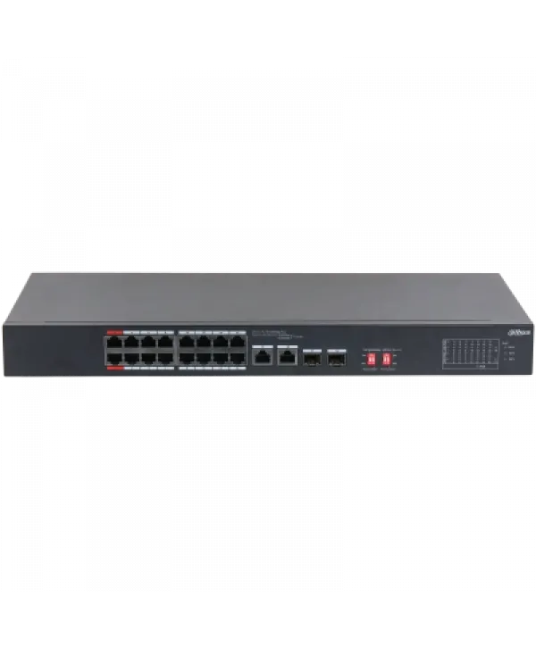 DAHUA DH-S3218-16ET-135 16 PORT 16XFE-2XGE-2XGE/SFP 135W POE SWİTCH