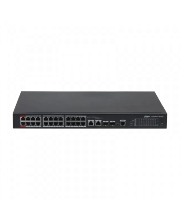 DAHUA PFS4226-24ET-240 24 PORT 24XFE-2GE-2SFP YÖNETİLEBİLİR 240W POE SWİTCH