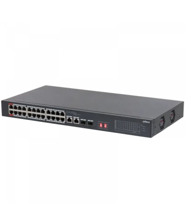 DAHUA S3226-24ET-240 24 PORT 24XFE-2XGE-2X1GE/SFP 240W POE SWİTCH