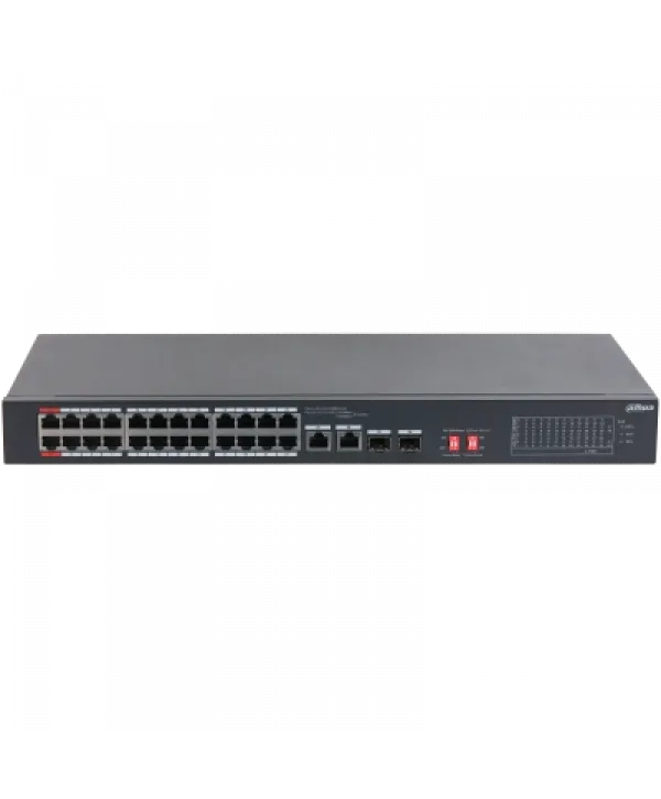 DAHUA S3226-24ET-240 24 PORT 24XFE-2XGE-2X1GE/SFP 240W POE SWİTCH
