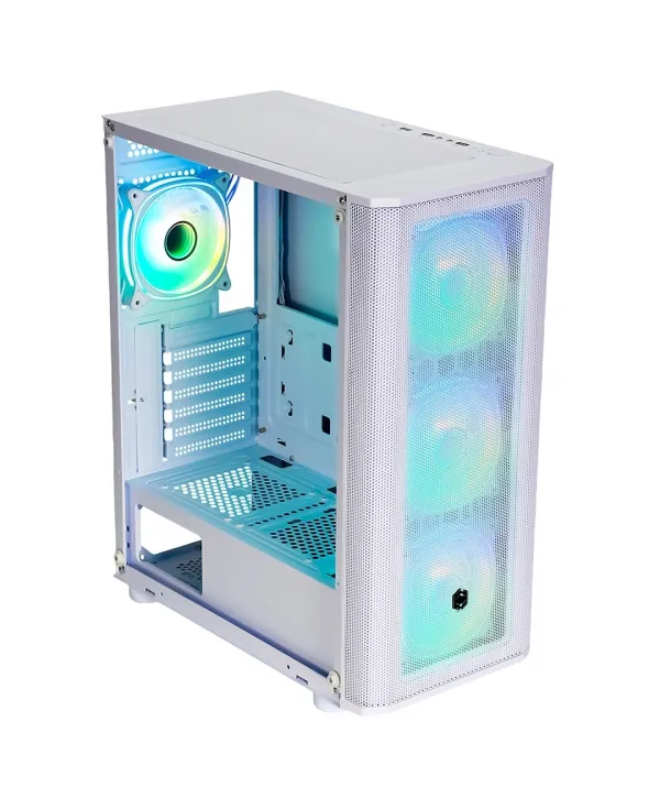 FRISBY CM-106 650W 80+ ARGB FAN MESH BEYAZ KASA