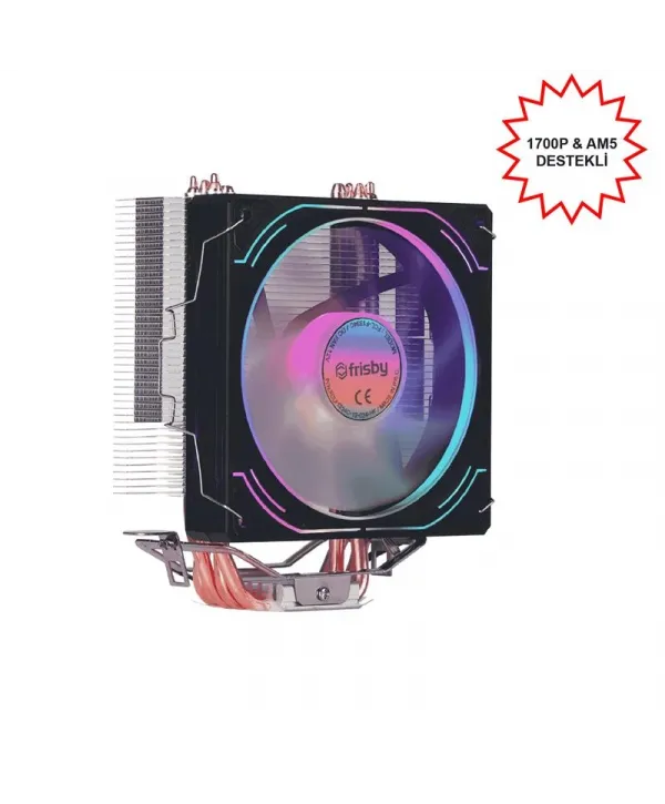 FRISBY FCL-F1334C (P4S) INTEL 1366/115X/1200/1700-AMD AM2/AM2+/AM3/AM4/AM5 İŞLEMCİ FAN