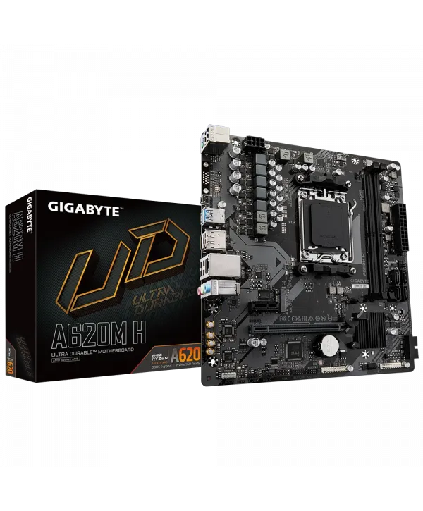 GIGABYTE A620M H DDR5 6400(OC) HDMI DP MATX AM5