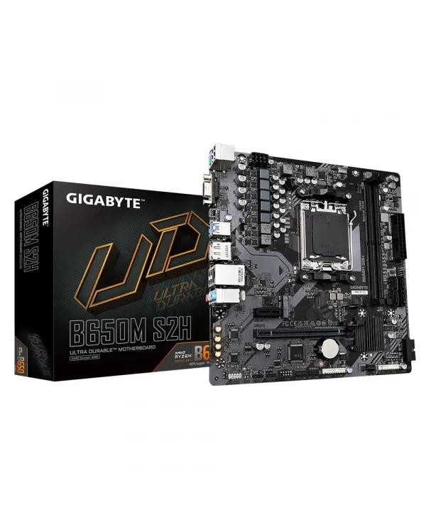 GIGABYTE B650M S2H DDR5 6400(OC) DP HDMI MATX AM5