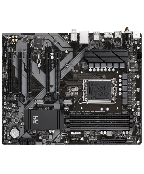 GIGABYTE B760 DS3H AX DDR4 M.2 HDMI DP ATX 1700P