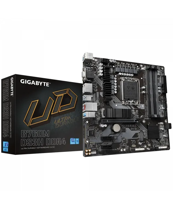 GIGABYTE B760M-DS3H-DDR4 5333Mhz(OC) M.2 ATX 1700p