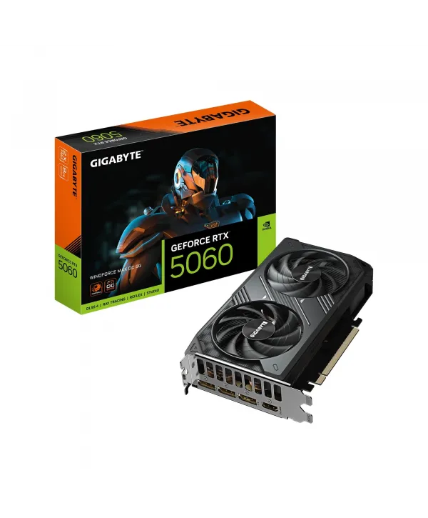GIGABYTE RTX5060 GV-N5060WF2MAX OC-8GD WINDFORCE MAX OC 8GB GDDR7 128BIT