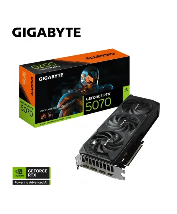 GIGABYTE RTX5070 WINDFORCE OC SFF GV-N5070WF3OC-12GD 12GB GDDR7 192BIT