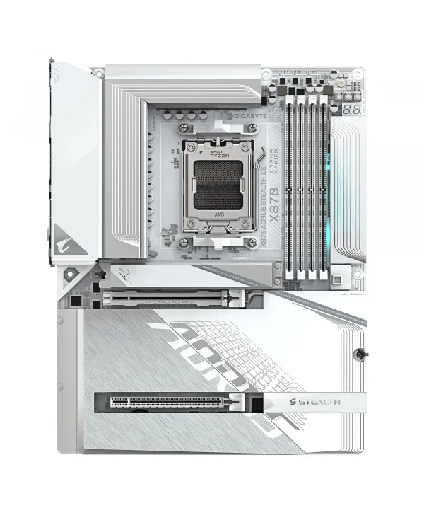 GIGABYTE X870 AORUS STEALTH ICE DDR5 M.2 HDMI DP ATX AM5