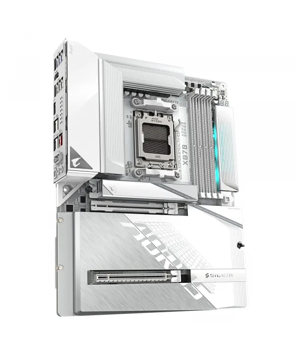 GIGABYTE X870 AORUS STEALTH ICE DDR5 M.2 HDMI DP ATX AM5