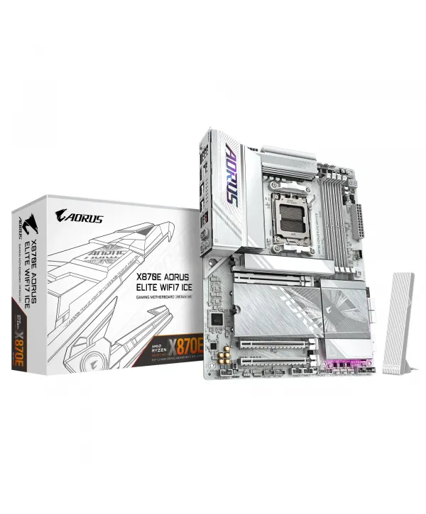 GIGABYTE X870E-A-ELTWF7ICE AORUS ELITE WIFI7 ICE DDR5 M.2 HDMI DP ATX AM5