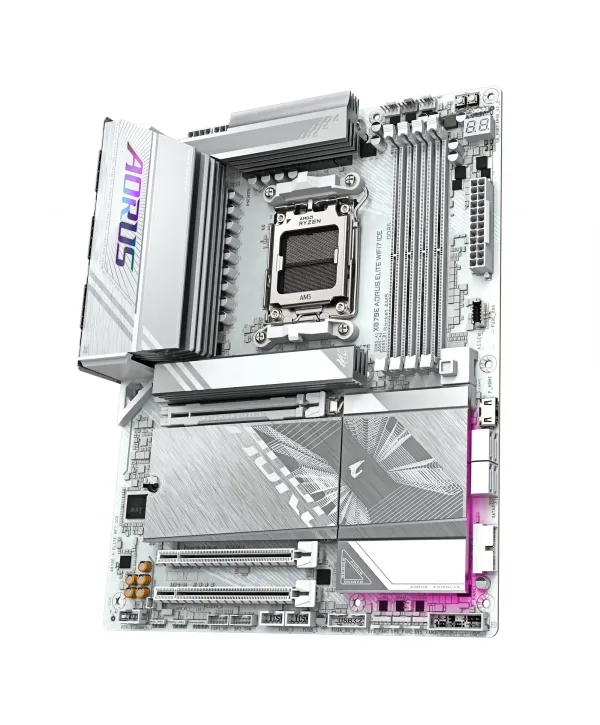 GIGABYTE X870E-A-ELTWF7ICE AORUS ELITE WIFI7 ICE DDR5 M.2 HDMI DP ATX AM5