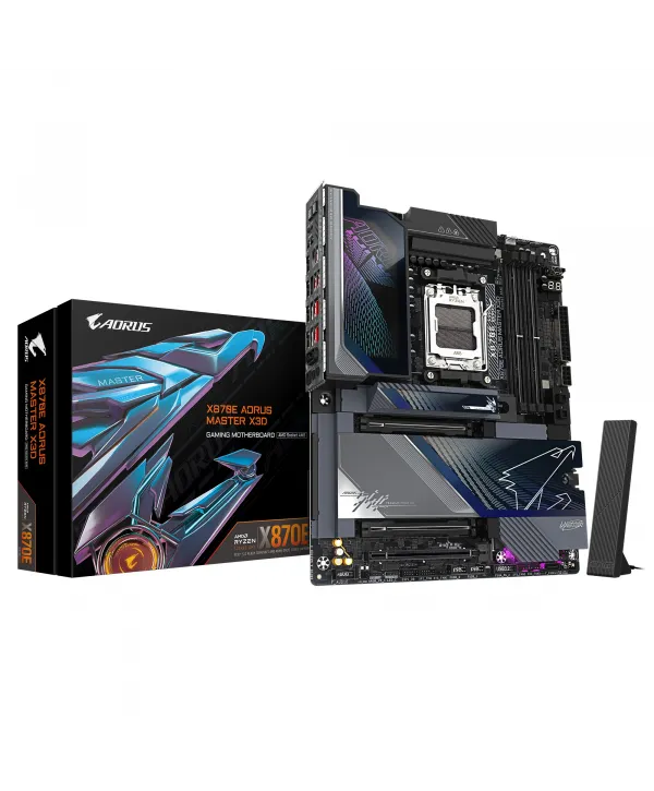 GIGABYTE X870E AORUS MASTER X3D DDR5 M.2 HDMI DP ATX AM5