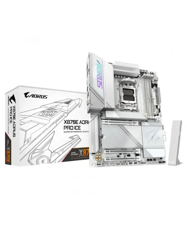 GIGABYTE X870E AORUS PRO ICE DDR5 M.2 HDMI DP ATX AM5