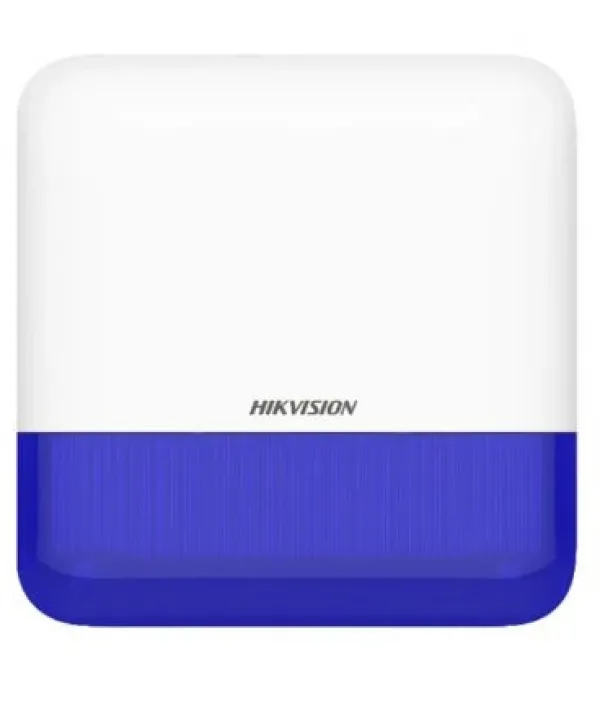 HIKVISION DS-PS1-E-WE HARICI TIP KABLOSUZ ALARM SİRENİ (MAVİ)