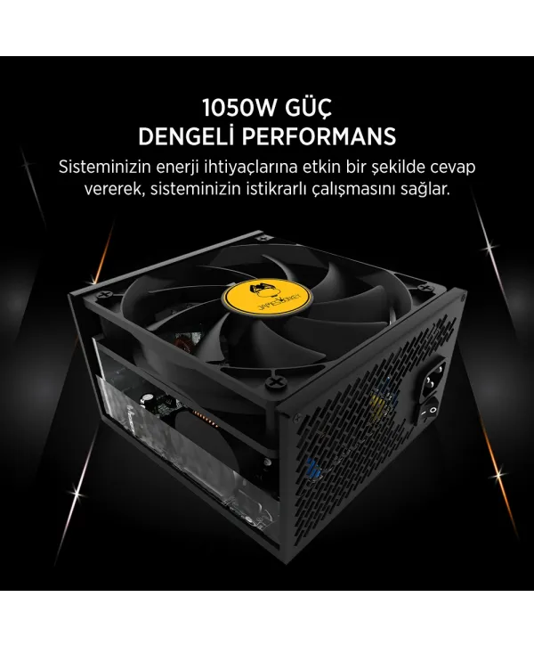 JAMES DONKEY JDP1050 APFC 12CM 80+ BRONZE 1050W PS