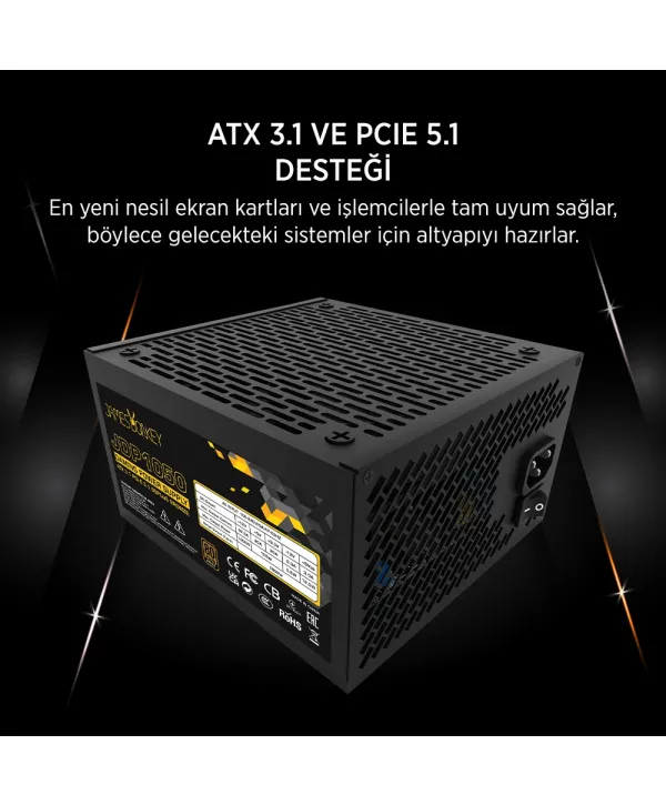 JAMES DONKEY JDP1050 APFC 12CM 80+ BRONZE 1050W PS