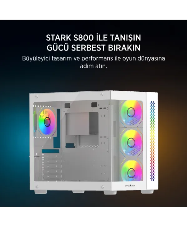 JAMES DONKEY STARK S800 4X ARGB WHITE KASA 750W