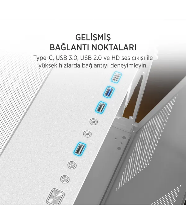 JAMES DONKEY STARK S800 4X ARGB WHITE KASA 750W