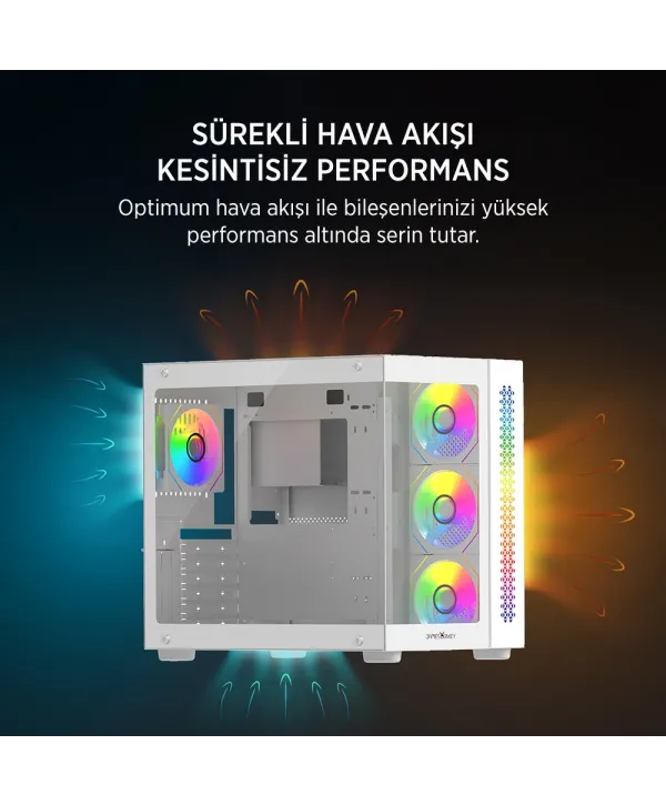 JAMES DONKEY STARK S800 4X ARGB WHITE KASA 750W