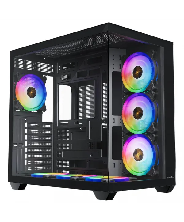 JAMES DONKEY STARK S801 7X ARGB 650W GAMING CASE BLACK