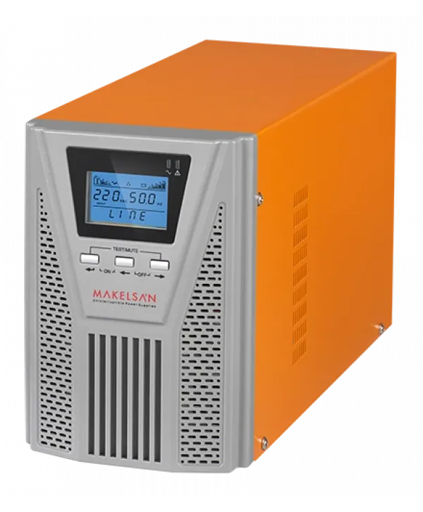 MAKELSAN POWERPACK SE 1 KVA / 900W (1F/1F) 4-8dk (2x 12V/7AH) ONLINE MU01000N11EAV04