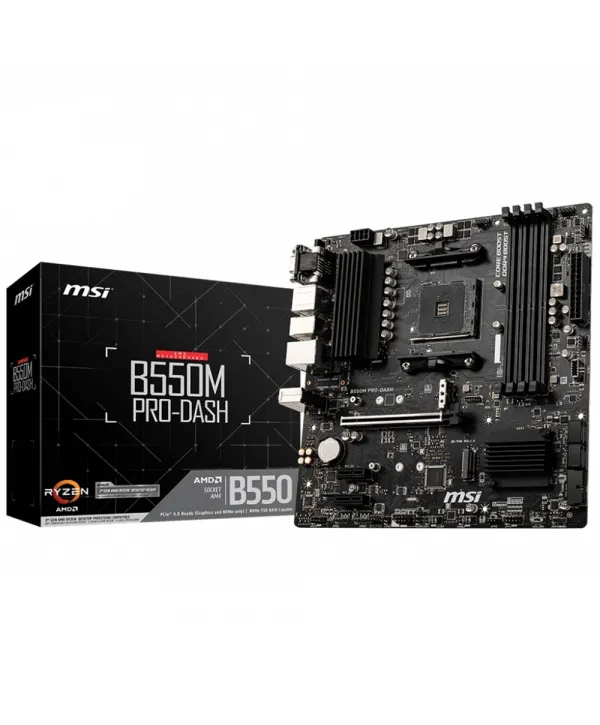 MSI B550M PRO-VDH DDR4 4400(OC) HDMI mATX AM4