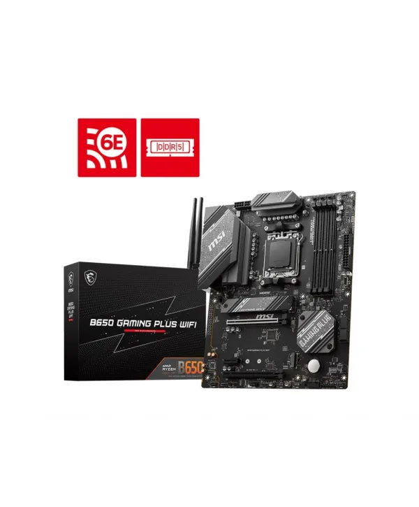 MSI B650 GAMING PLUS WIFI  AM5 SOKET DDR5 6000 HDMI DP M.2 ATX