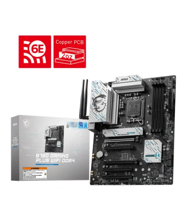 MSI B760 GAMING PLUS WIFI DDR4 M.2 ATX 1700p