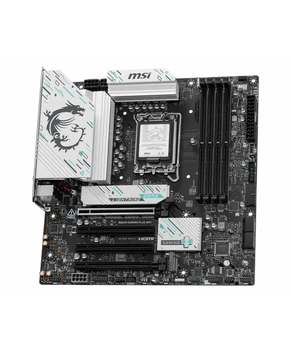 MSI B860M GAMING PLUS WIFI SOKET 1851 DDR5 8600MHZ(OC) 3xM.2 1x TB4 HDMI DISPLAY 5G LAN WIFI 7 mATX