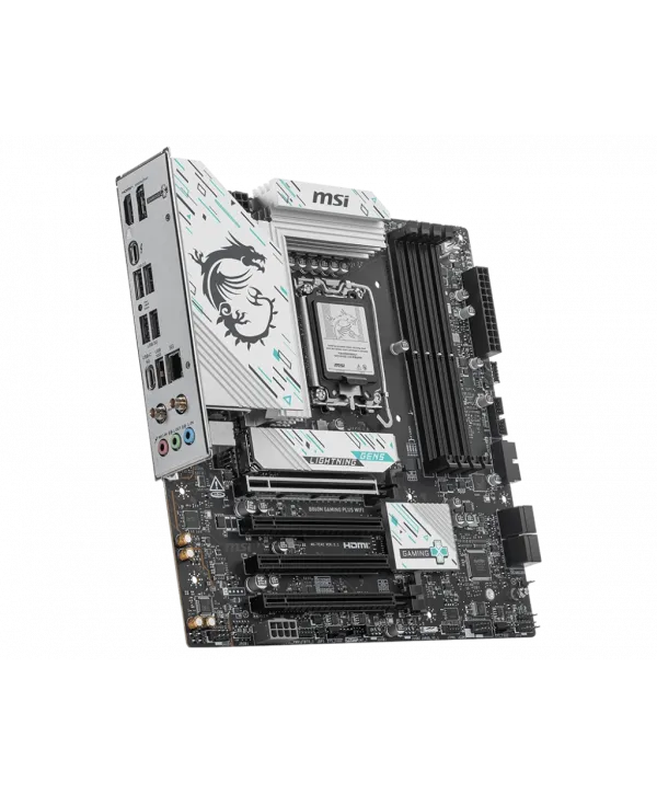 MSI B860M GAMING PLUS WIFI SOKET 1851 DDR5 8600MHZ(OC) 3xM.2 1x TB4 HDMI DISPLAY 5G LAN WIFI 7 mATX