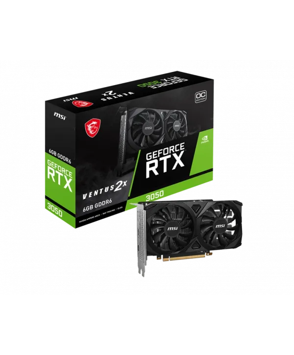 MSI GEFORCE RTX 3050 VENTUS 2X E 6G OC 6GB GD6 96B