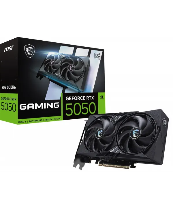 MSI GEFORCE RTX 5050 8G GAMING OC GDDR6 128B DX12 PCIE 5.0 X16 (3XDP 1XHDMI)