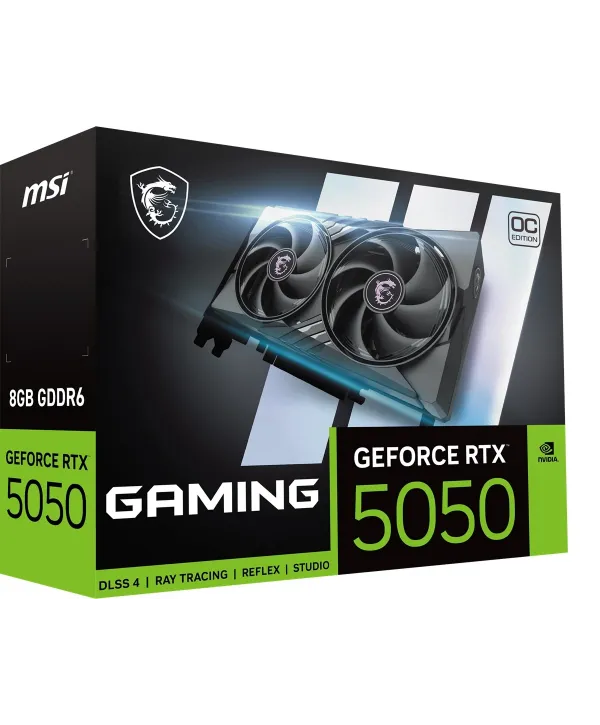 MSI GEFORCE RTX 5050 8G GAMING OC GDDR6 128B DX12 PCIE 5.0 X16 (3XDP 1XHDMI)
