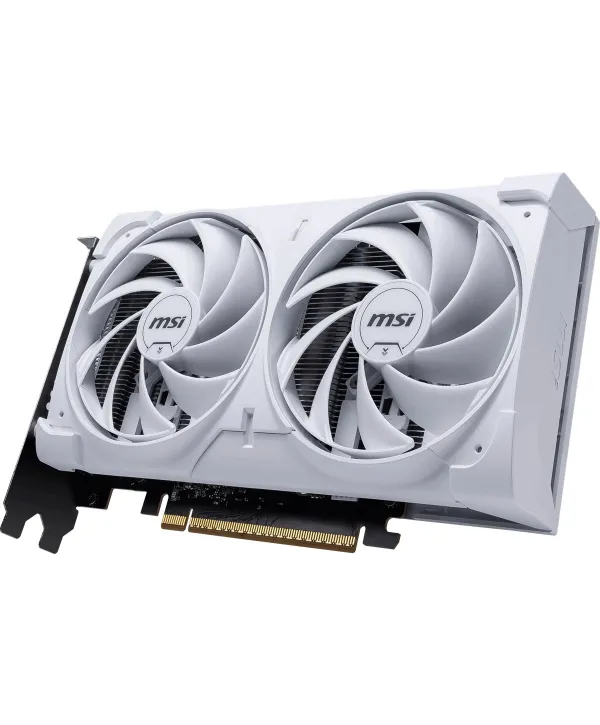 MSI GEFORCE RTX 5060 8G VENTUS 2X OC WHITE GDDR7 128B DX12 PCIE 5.0 X16 (3XDP 1XHDMI)