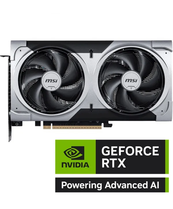 MSI GEFORCE RTX 5060 TI 8G VENTUS 2X OC PLUS 8GB GDDR7 128B DX12 PCIE 5.0 X16 (3XDP 1XHDMI)
